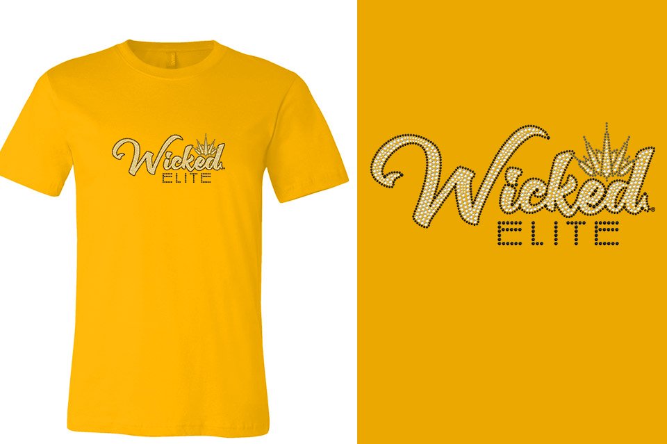 Rhinestones Wicked Elite Unisex t-shirt