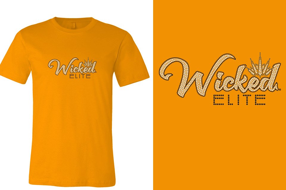Rhinestones Wicked Elite Unisex t-shirt