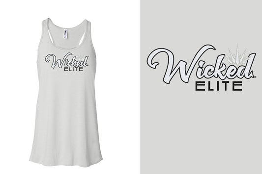 Wicked Elite Glitter Youth Flowy Racerback Tank