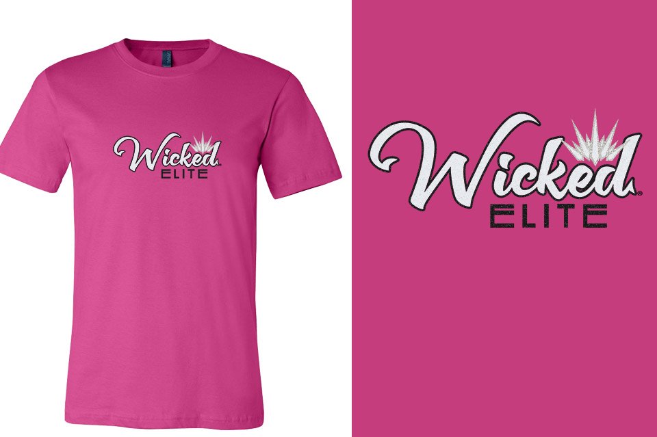Wicked Elite Glitter Unisex t-shirt