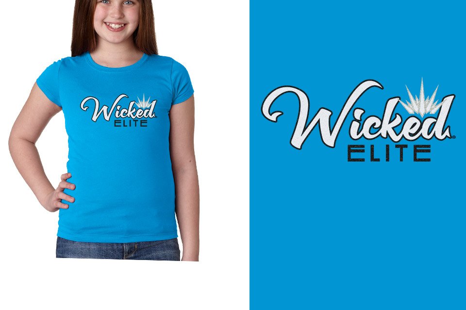 Wicked Elite Glitter Girls' Princess T-Shirt